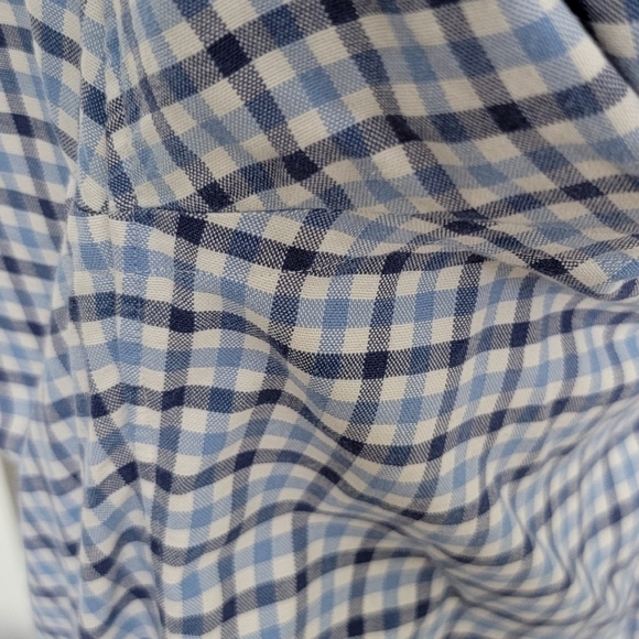 NWOT Men's Ralph Lauren Blue Checkered Plaid Button Down Oxford Size Medium - Picture 6 of 8